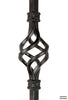 2553 Series 2BASK Double Basket Iron Baluster