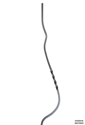 2987 Series 1TW40-BLY Single Twist Belly Iron Baluster