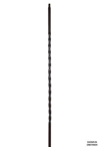 2554 Series 1TW22 Single 22 Inch Twist Iron Baluster