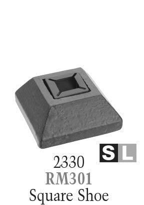 2330 Series RM301 Remodeling Shoe For 1/2 in or 9/16 in Square Baluster