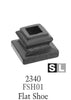 2340 Series FSH01 Flat Shoe For 1/2 in Square Baluster