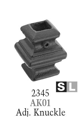 2345 Series AK01 Adjustable Knuckle with Set Screw