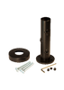 2361 Series Flat Newel (With Mounting Kit) Shoe For 1 3/16 in. Round Newel