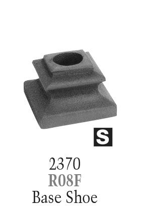 2370 Series R08F Flat Shoe For Victorian Series Balusters