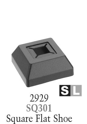 2929 Series SQ301 Universal Base Shoe for 1/2 in or 9/16 in Square Baluster