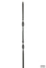 2561 Series 2RIB Double Ribbon Iron Baluster