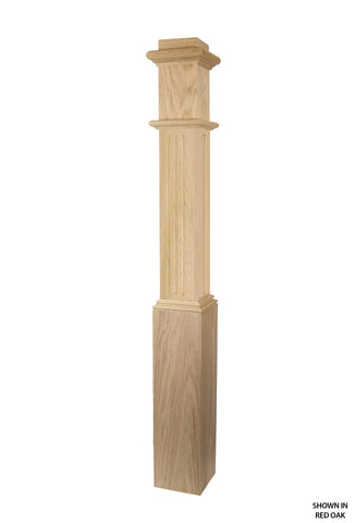 4092F Profile - 6 1/4 Inch Fluted Box Post