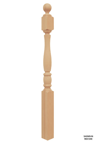 Signature Series - 4200 Profile 3 1/2 Inch Turned Wood Newel Post