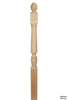 Designer Series - 4400 Profile 3 1/2  Inch Turned Wood Newel Post