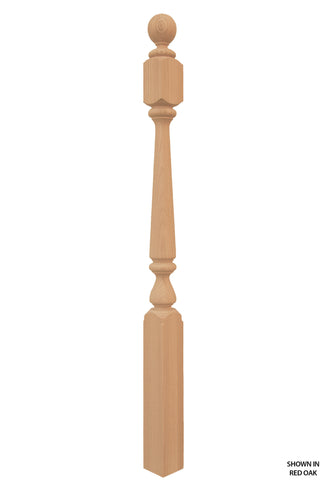 Majestic Series - 4700 Profile 3 1/2 Inch Turned Wood Newel Post