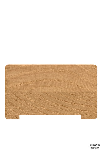 6002PL Profile 1-3/4 Inch Plowed Rail With FIllet