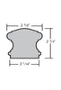 6710 Profile Straight Rail