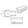 Opening Cap, 7X19 Rail Fitting