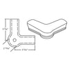 Level Quarterturn With Cap, 7X21 Rail Fitting