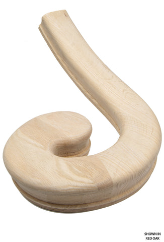 7X31 Left Hand Climbing Volute Rail Fitting