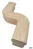 7X48 Right Hand "S" Turn Rail Fitting