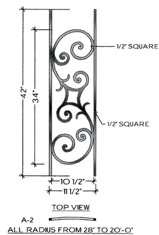 Seville Series - A2 Curved Level Panel