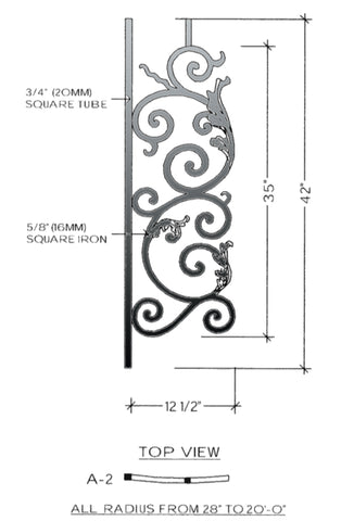 Bordeaux Series - A2 Curved Level Panel