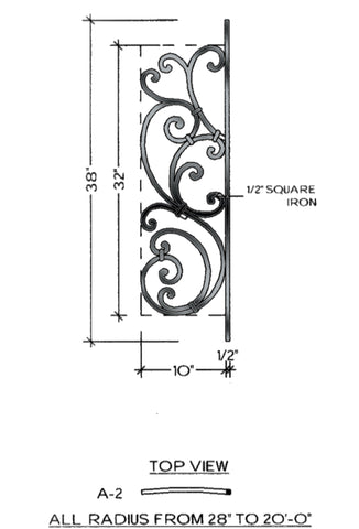 Tuscany Series - A2 Curved Level Panel