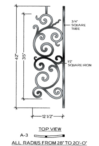 Milano Series - A3 Curved Level Panel