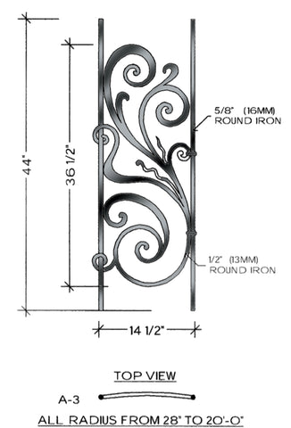 Rebecca Series - A3 Curved Level Panel