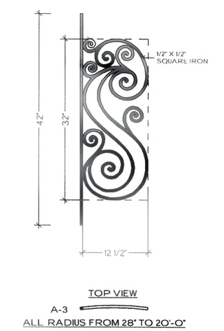 Victoria Series - A3 Curved Level Panel