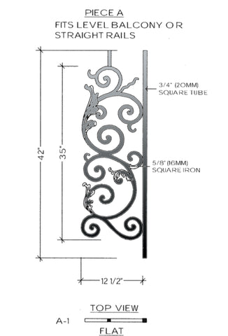 Bordeaux Series - A1 Straight Level Panel