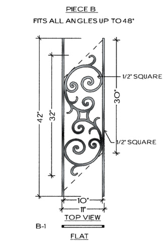 Seville Series - B1 Straight Pitch Panel