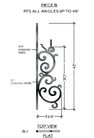 Verona Series - B1 Straight Pitch Panel