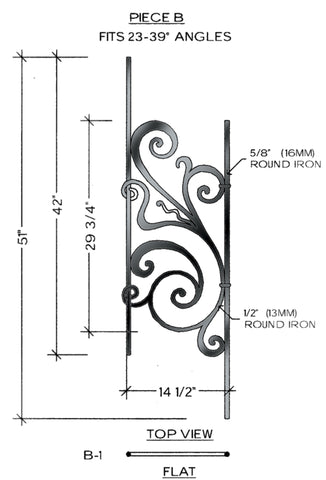 Rebecca Series - B1 Straight Pitch Panel