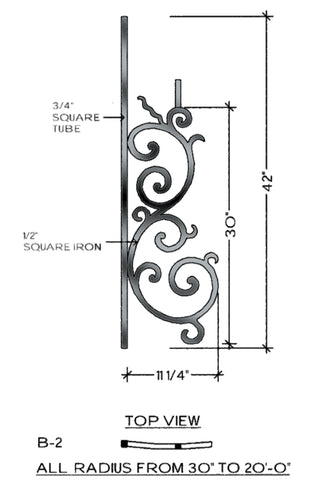 Verona Series - B2 Curved Pitch Panel