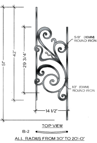 Rebecca Series - B2 Curved Pitch Panel