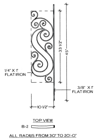 Michelle Series - B2 Curved Pitch Panel