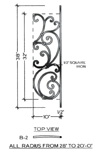 Tuscany Series - B2 Curved Level Panel