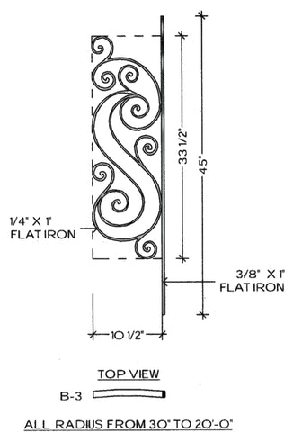 Michelle Series - B3 Curved Pitch Panel