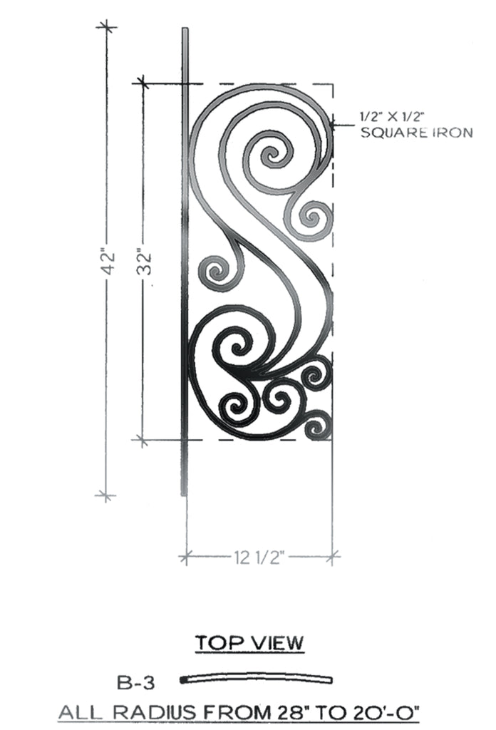 Victoria Series - B3 Curved Level Panel