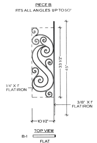 Michelle Series - B1 Straight Pitch Panel