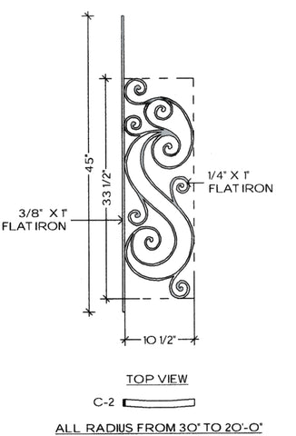 Michelle Series - C2 Curved Pitch Panel