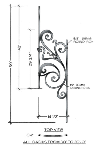Rebecca Series - C2 Curved Pitch Panel
