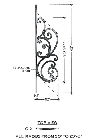 Tuscany Series - C2 Curved Pitch Panel