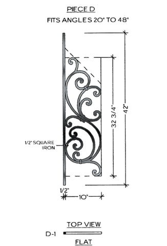 Tuscany Series - D1 Straight Pitch Panel