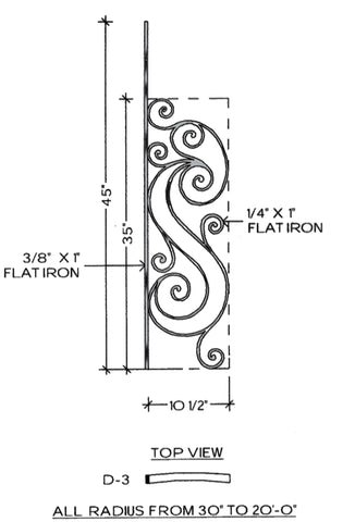 Michelle Series - D3 Curved Pitch Panel