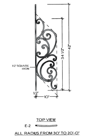 Tuscany Series - E2 Curved Pitch Panel