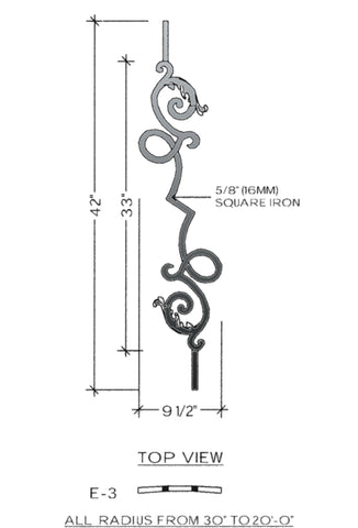 Bordeaux Series - E3 Curved Level Panel