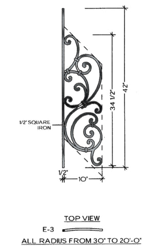 Tuscany Series - E3 Curved Pitch Panel