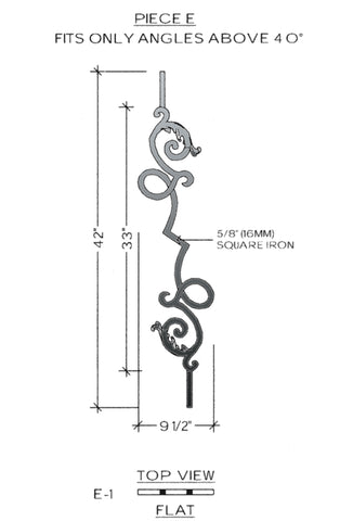 Bordeaux Series - E Straight Pitch Panel
