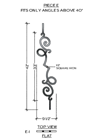 Verona Series - E1 Straight Pitch Panel