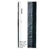 HF 1.1.23 Wentworth Square Hammered Plain Solid Iron Newel Post