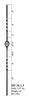 HF 16.1.3 Single Basket Iron Baluster