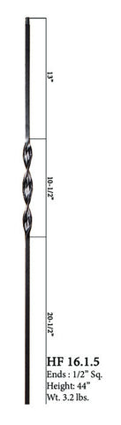 HF 16.1.5 Single Ribbon Iron Baluster